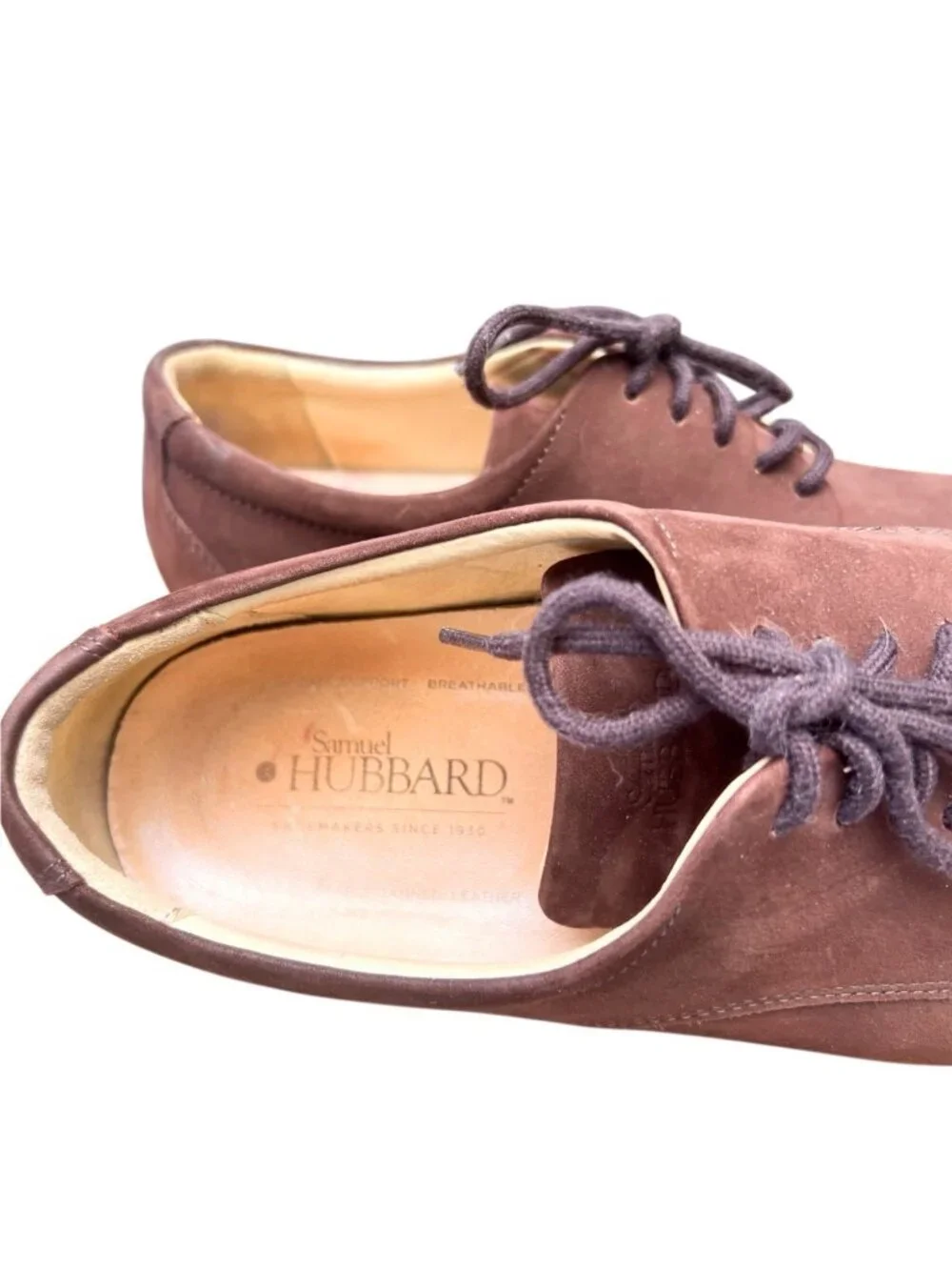 Samuel Hubbard Mens Brown Suede Oxford Shoes US 10 EU 44 UK 9.5